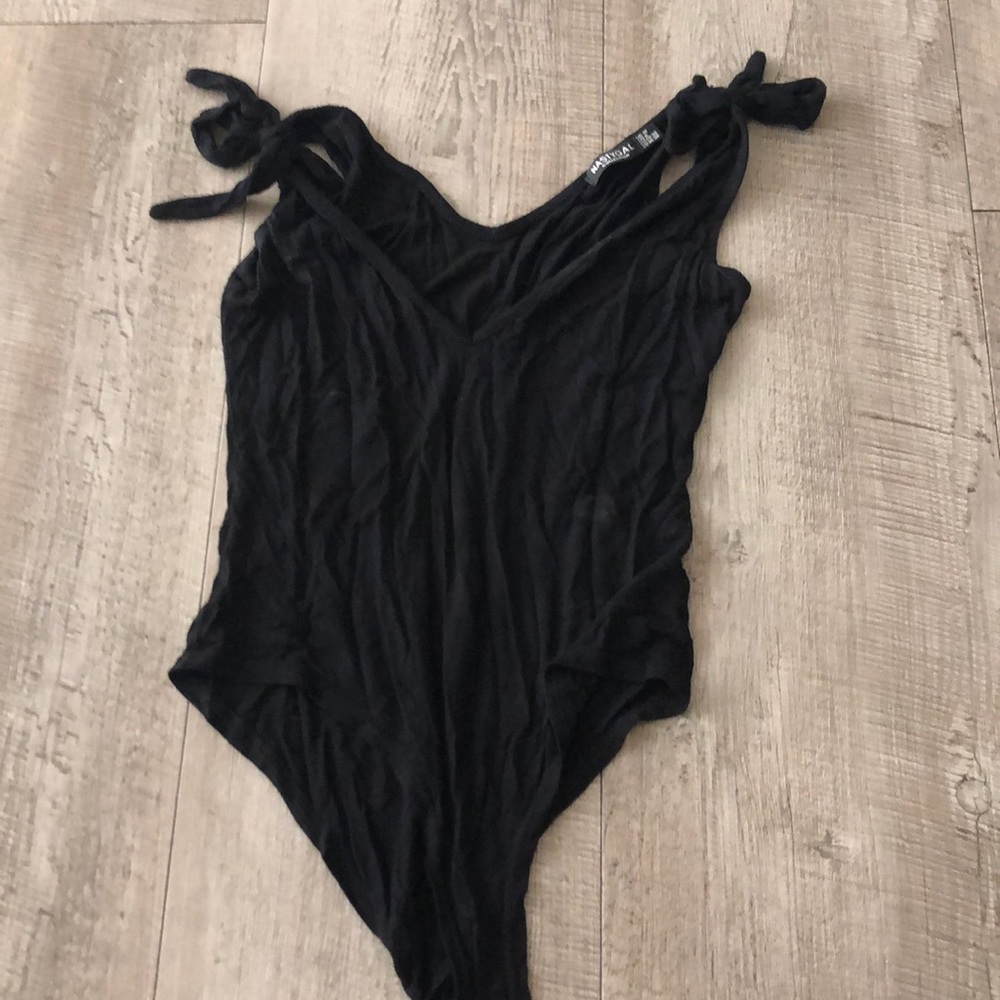 Black nasty gal body suit